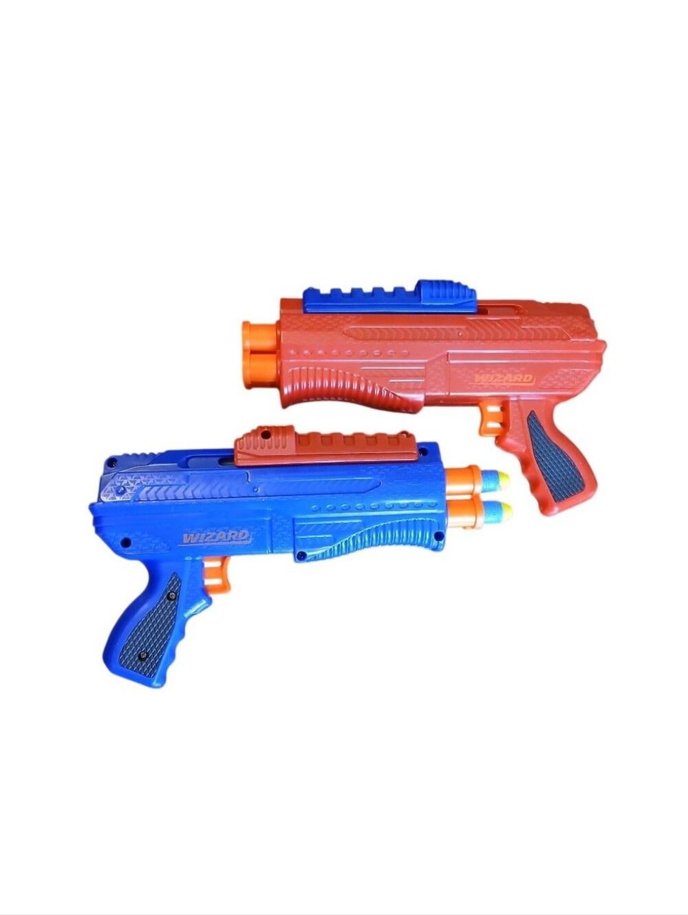 Air Warriors Wizard Foam Dart Blaster Toy Pack Of 2 - Blue and Red